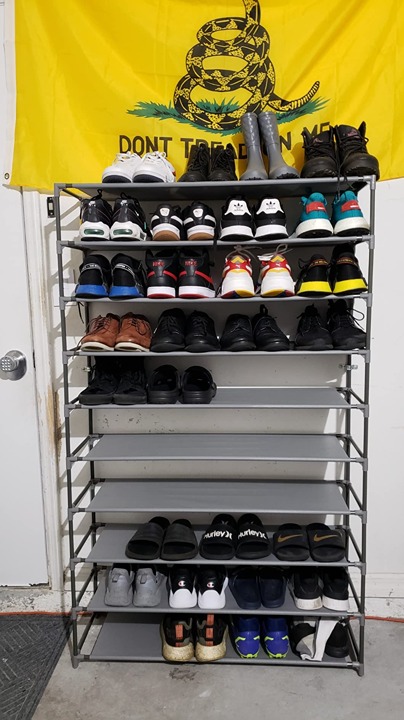 10 Tiers Shoe Rack, Large Shoe Rack Organizer for 50 Pairs, - NEW