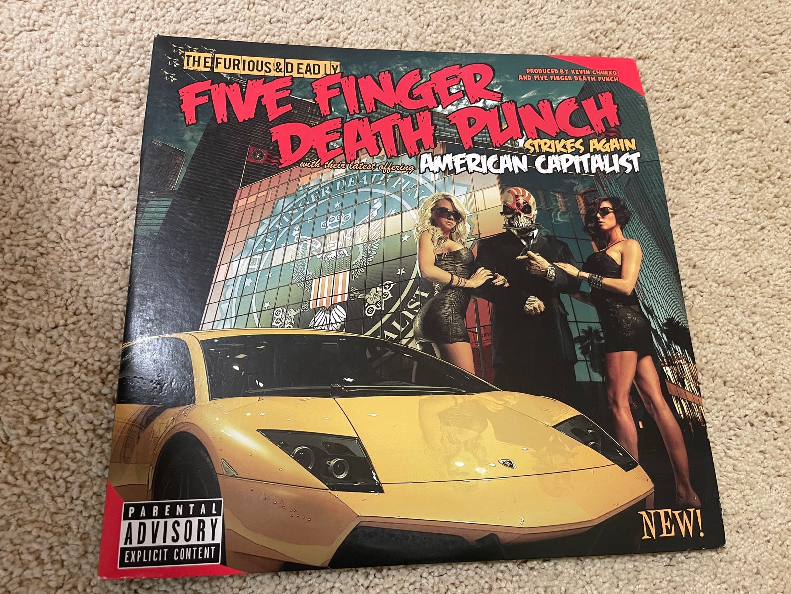 Bundle of 2 Five Finger Death Punch Vinyl(one still sealed vol shops 2 )