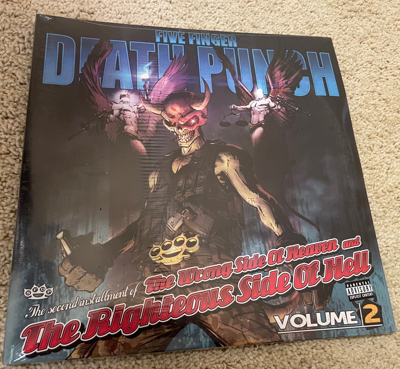 Bundle of 2 Five Finger Death Punch Vinyl(one still sealed vol shops 2 )