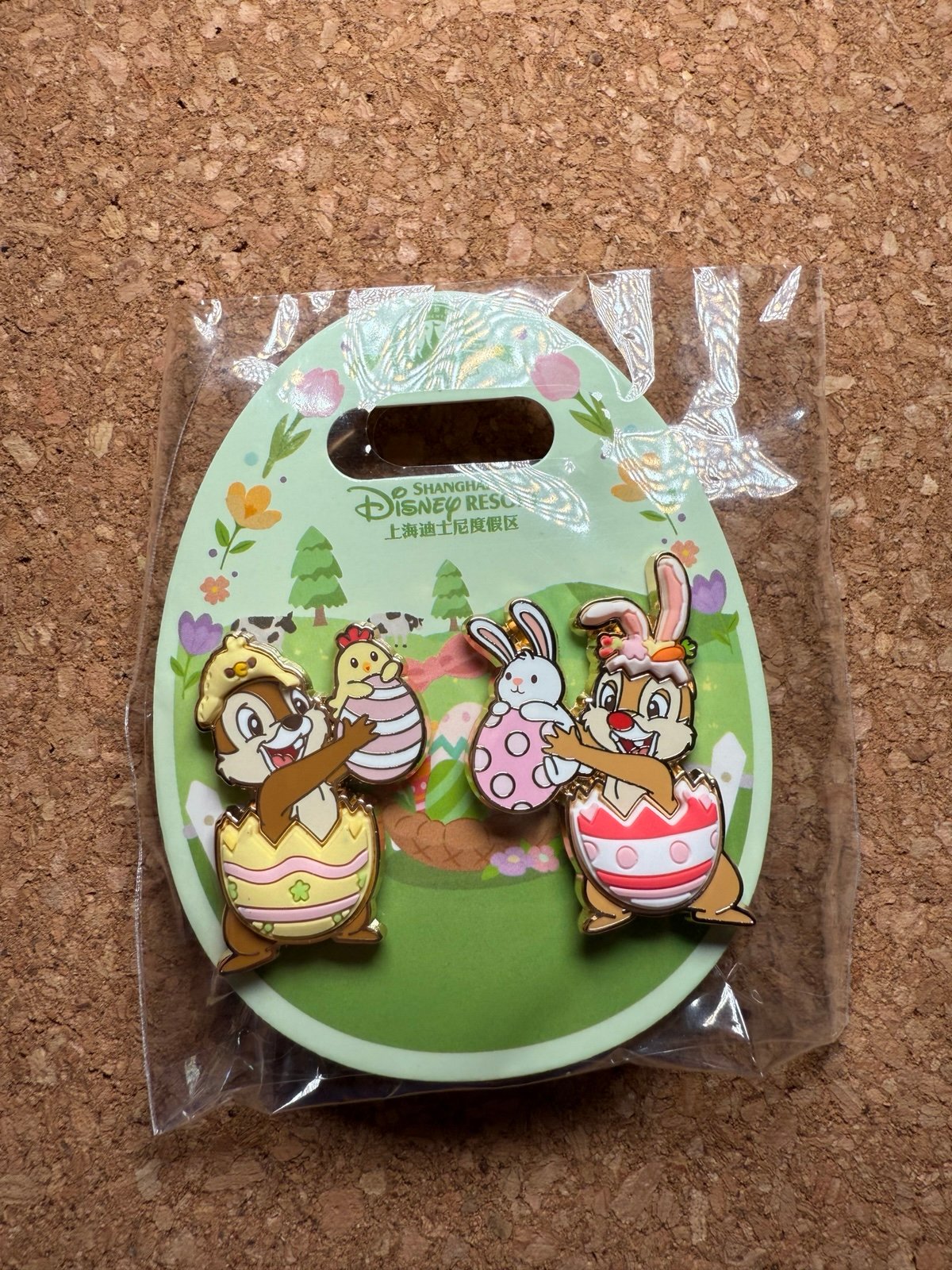 2025 Disney Shanghai Chip and Dale Spring Pin