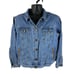 Alpaca Connection Big Alpaca Embroidery Denim Jacket Trucker Size XL Button Up