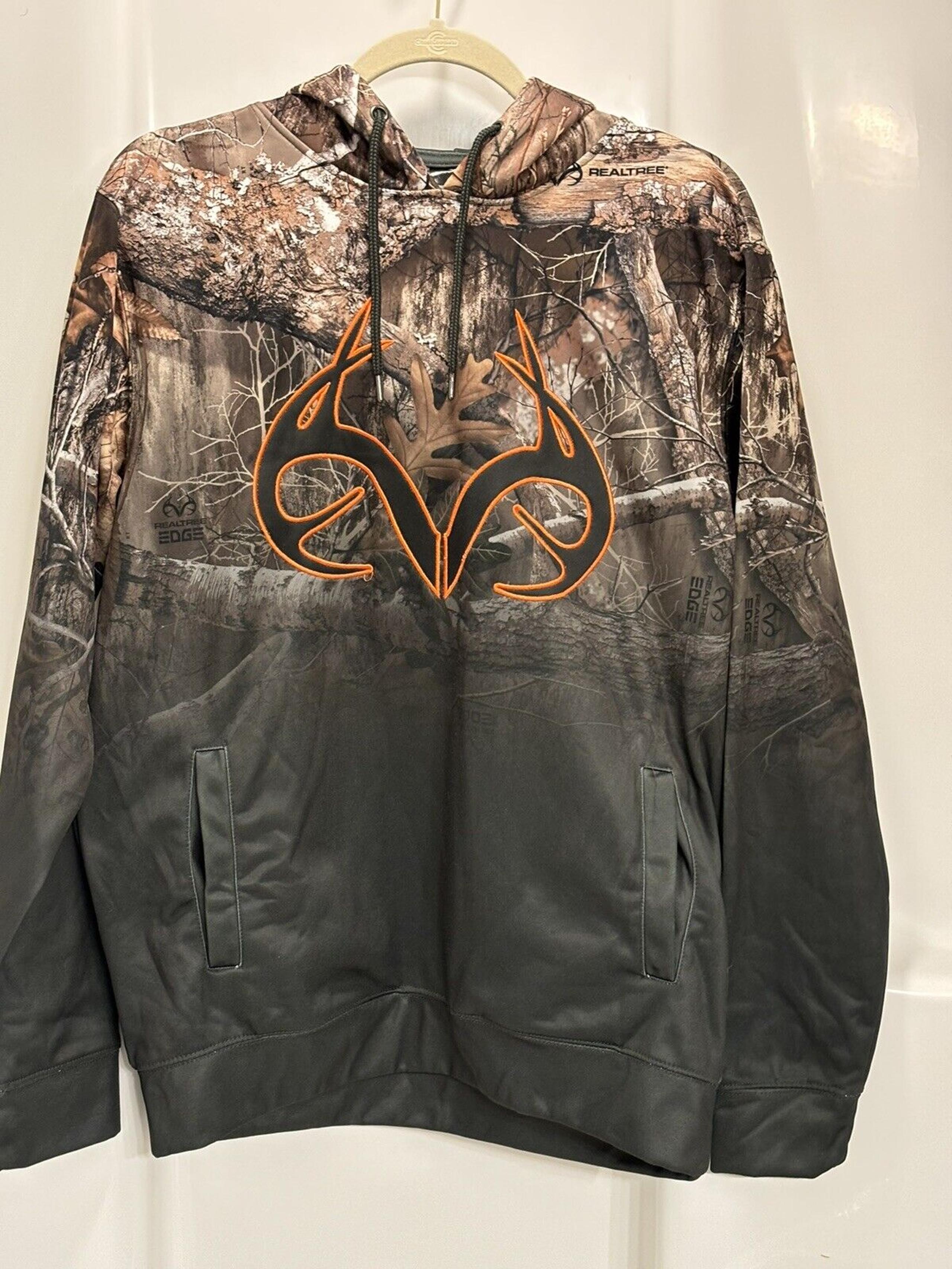 Realtree Edge Size Medium Fleece Lined Camo Hoodie