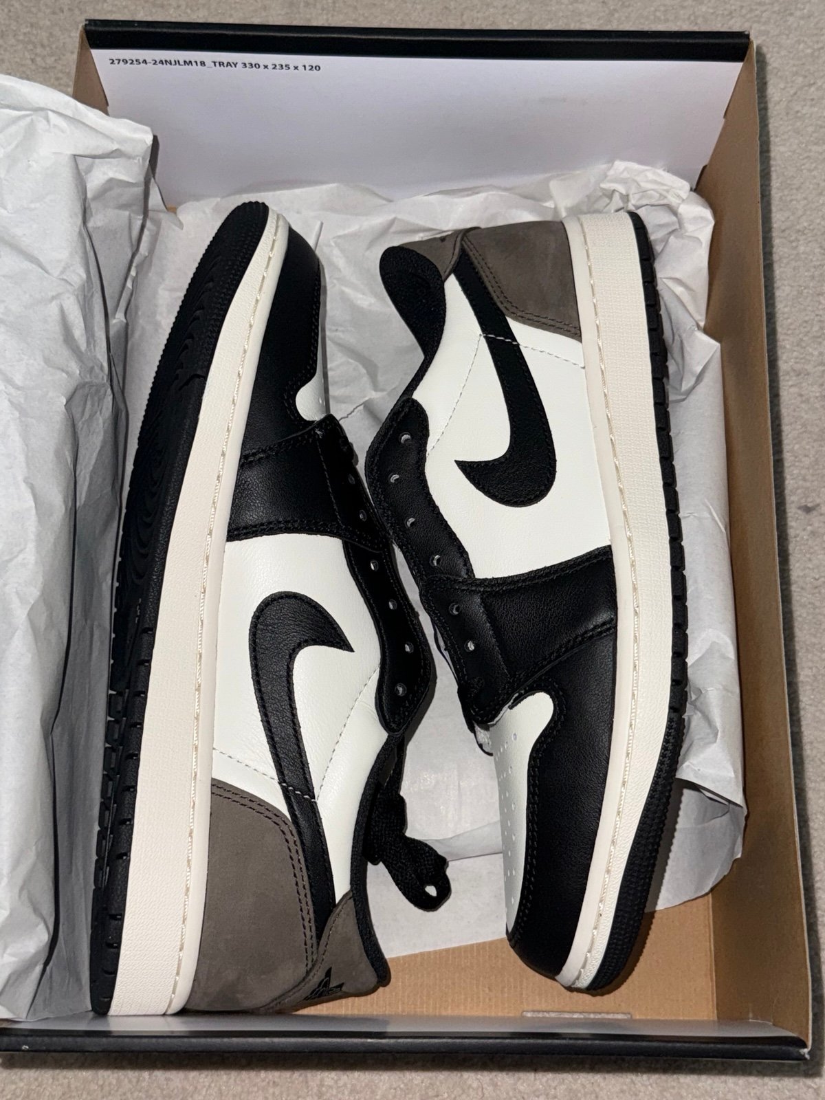 Nike Air Jordan 1 Low OG Mocha - Size 9.5