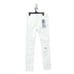 Cult Of Individuality Men 32 Punk Super Skinny Jeans White Grunge Selvedge FLAW