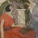 VOGUE ORIGINAL COVER HELEN DRYDEN MARCH 1921 FRAMED ART NOUVEAU PRINT VINTAGE 1