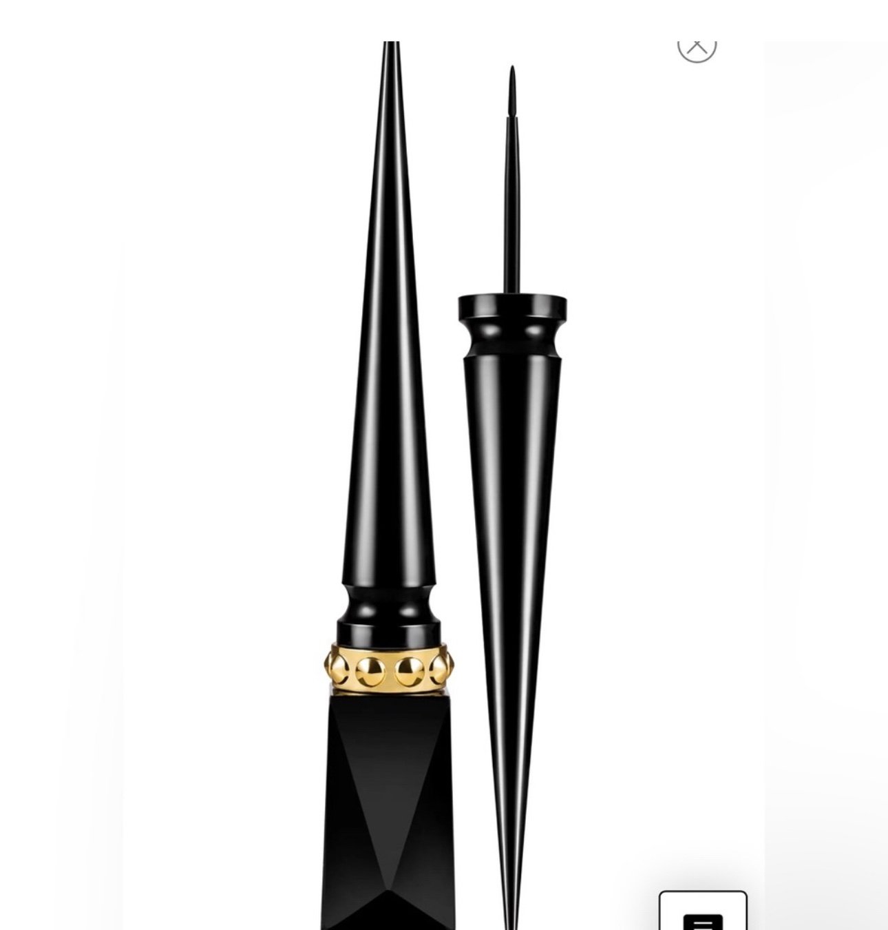 Christian Louboutin oeil vinyle ink liner.