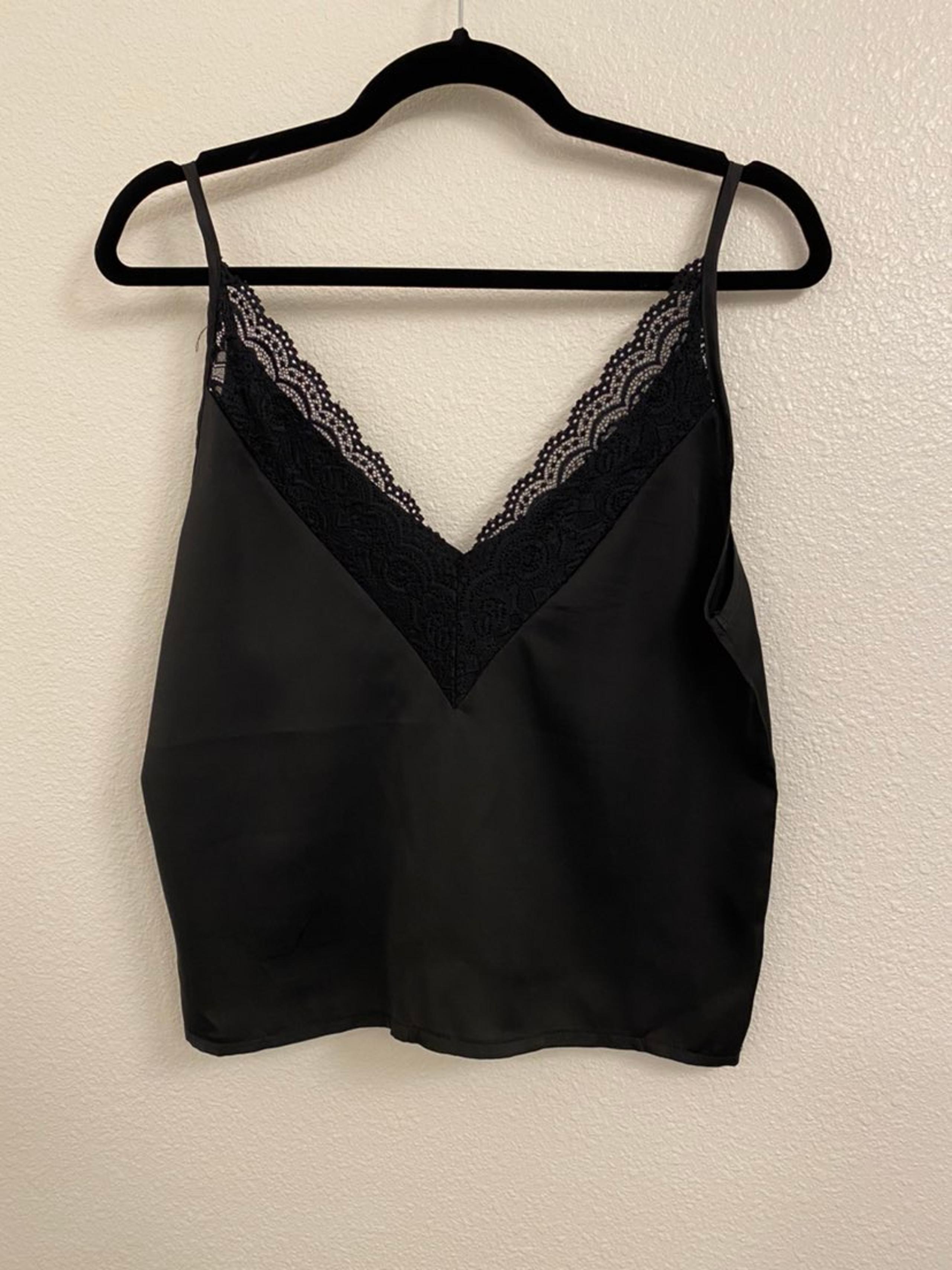 Satin tank top