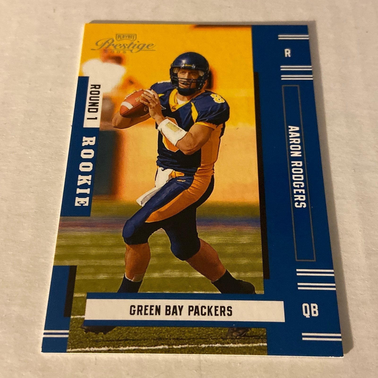 AARON RODGERS 2005 Playoff Prestige #151 RC ROOKIE NFL NY JETS GREEN BAY PACKERS