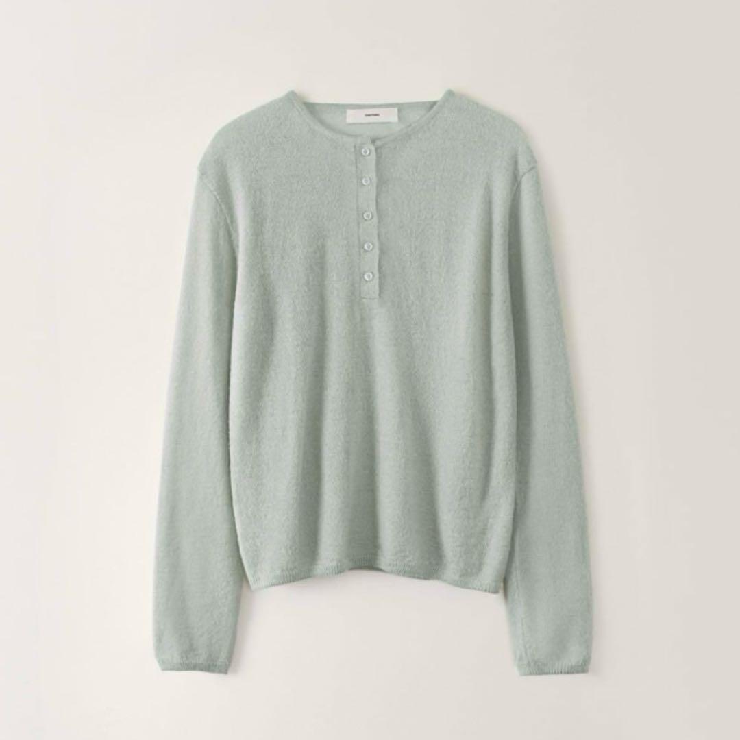 【10％OFF】 light / knit alpaca baby / OHOTORO mint Other - トップス