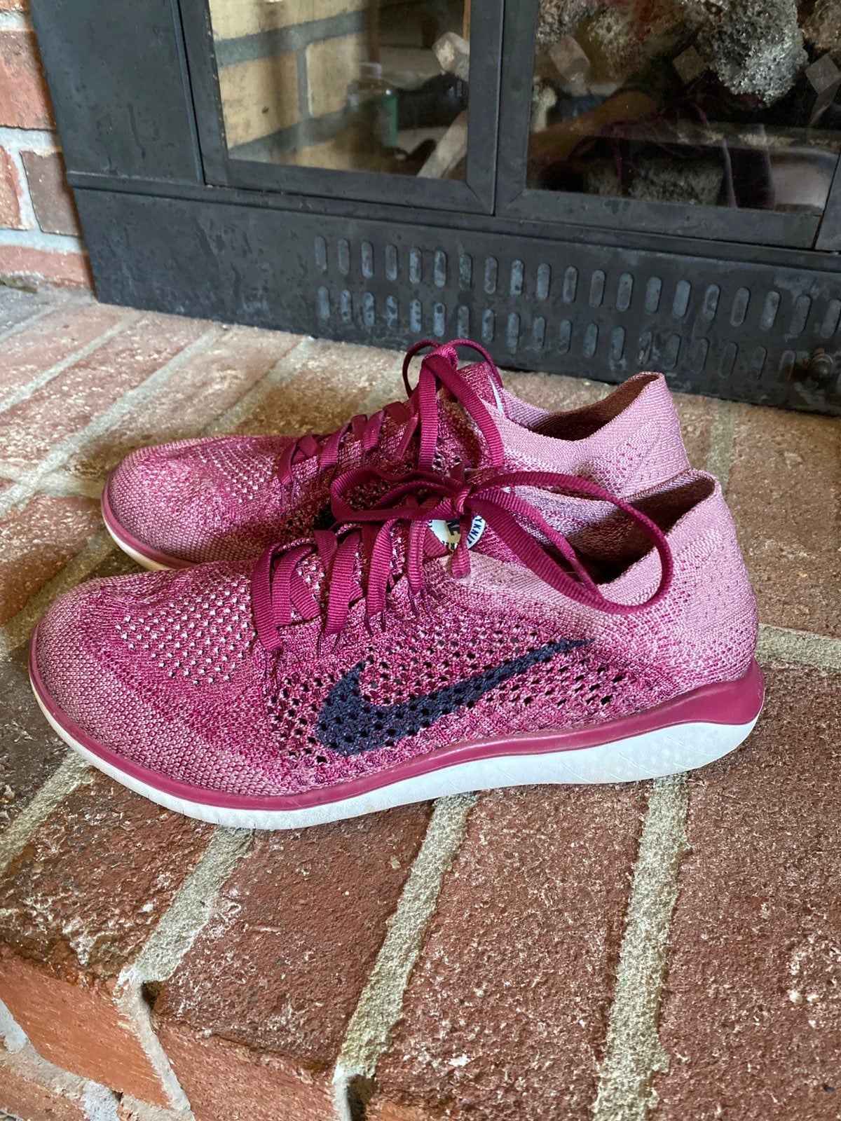 nike free run flyknit purple