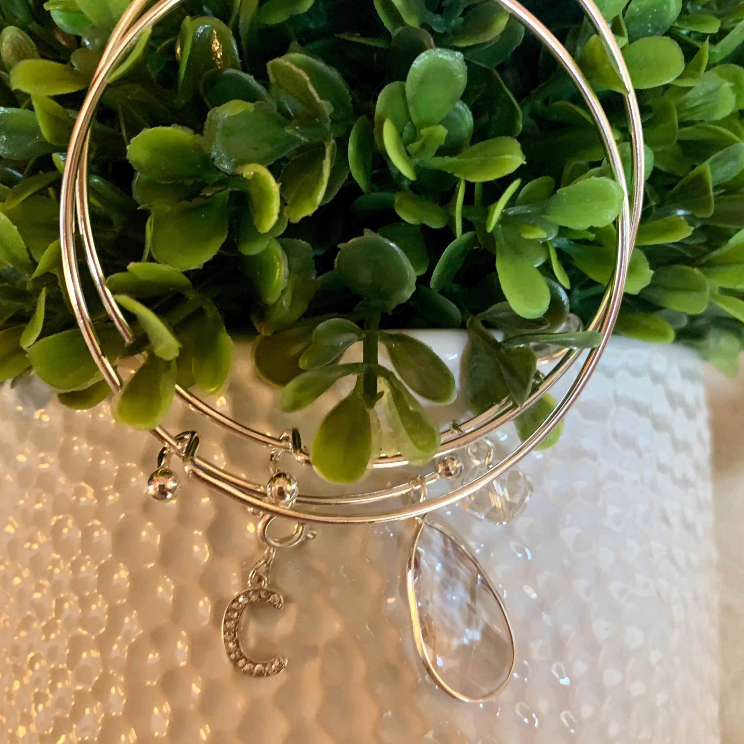 "C"initial charm bracelet