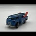 1969 Hot Wheels Redline Volkswagen Beach Bomb HK Blue With Boards Flower Decals