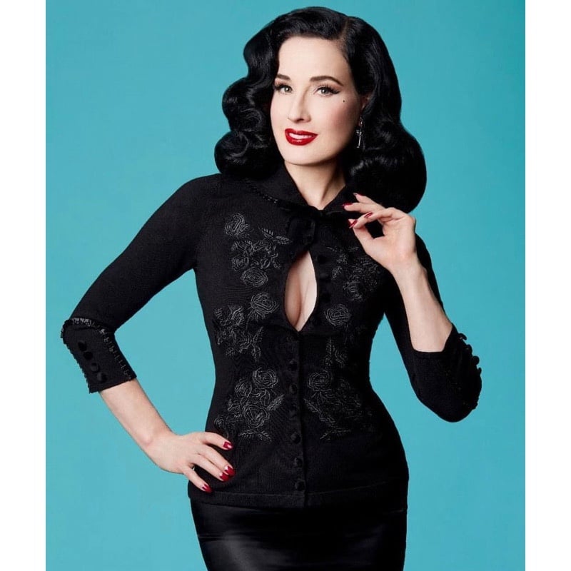 Dita Mademoiselle Onyx Cardigan (Limited Edition)