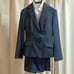 N-line Setup Suit for Job Hunting and Entrance Ceremony, Size 5, Dark Navy Plain, AOYAMA