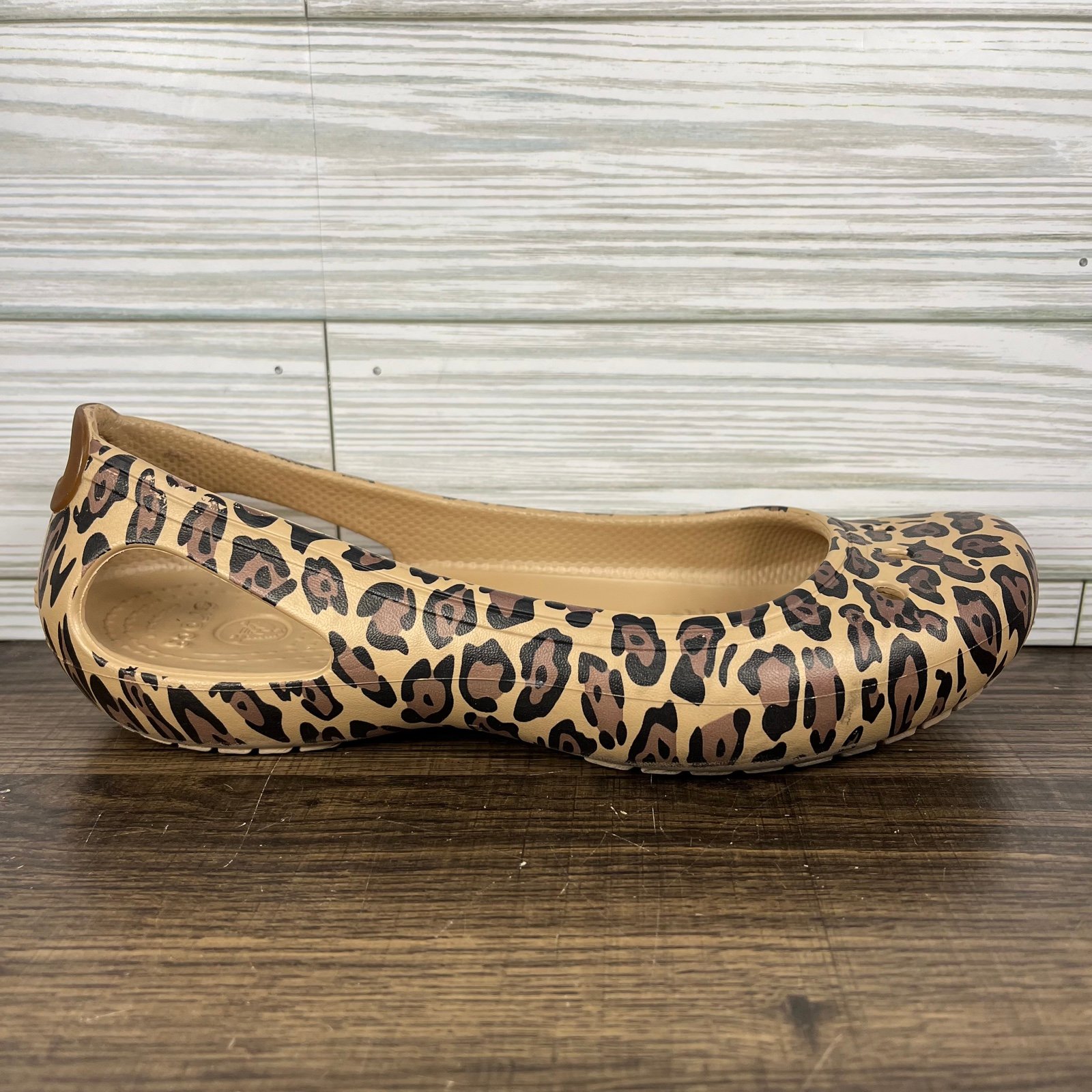 Crocs Leopard Flats for Women Mercari