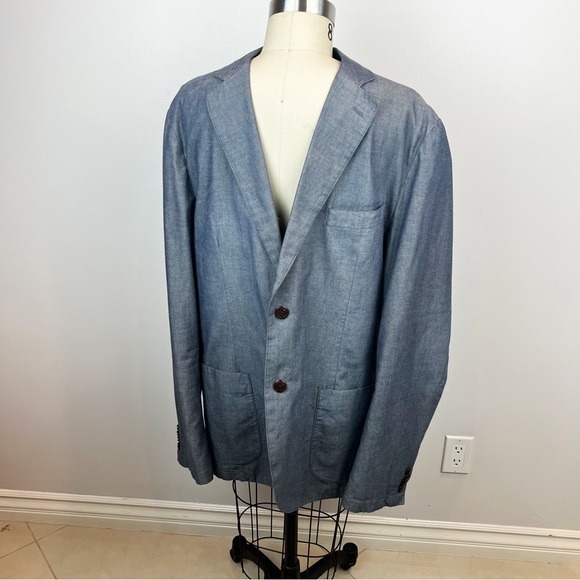 SCOTCH & SODA Chambray Sports Coat Blazer Sz XL 52