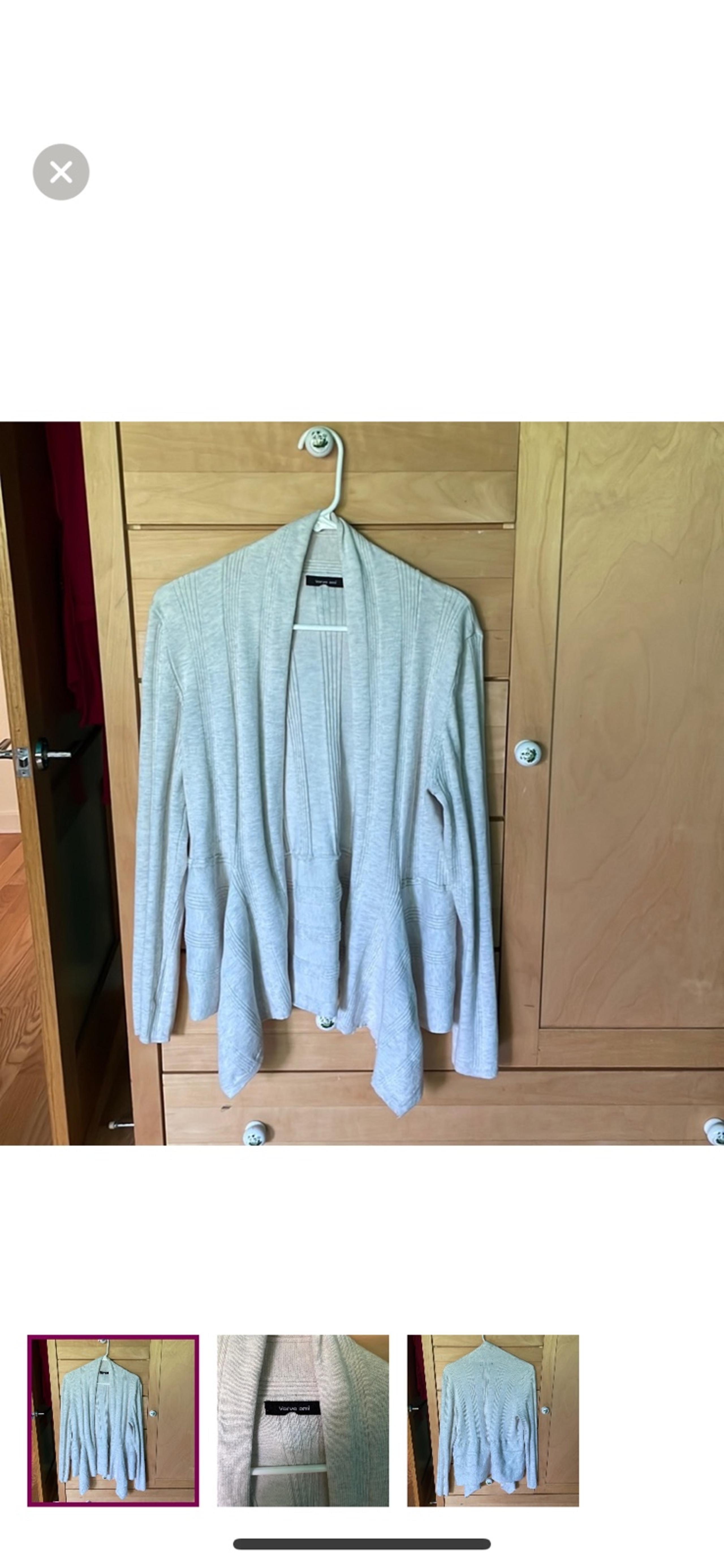 Verve ami long sleeve open cardigan