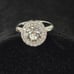 NEW Swarovski Touchstone Crystal Spotlight Faux Diamond Round Ring Size 8.5