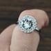 NEW Swarovski Touchstone Crystal Spotlight Faux Diamond Round Ring Size 8.5