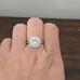 NEW Swarovski Touchstone Crystal Spotlight Faux Diamond Round Ring Size 8.5