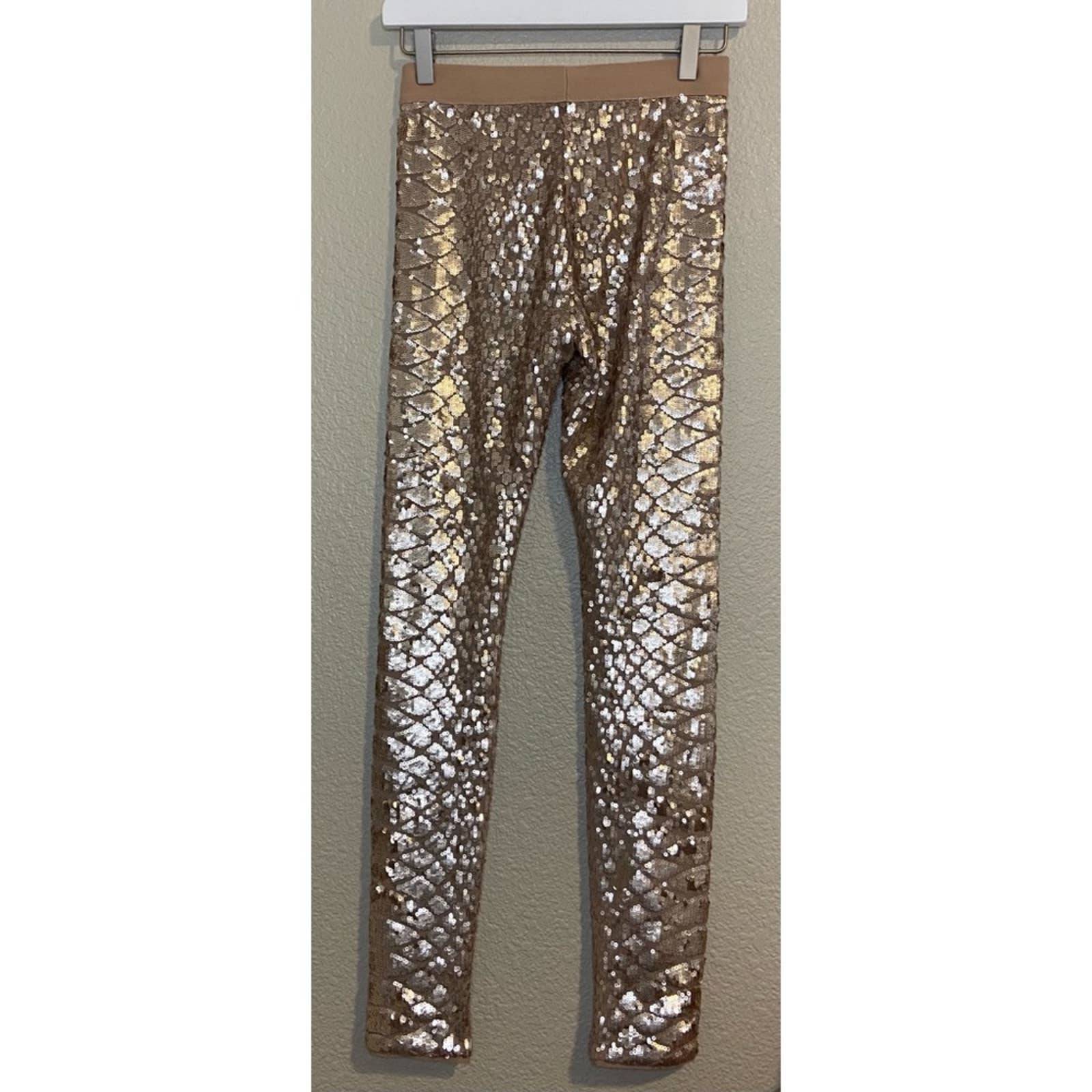 BCBGMAXAZRIA Sequin Dena Pants NWT Size Extra Small