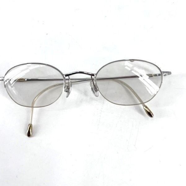Vintage Silhouette Unisex Prescription Lenses Optical Eyeglasses Silver Eyewear