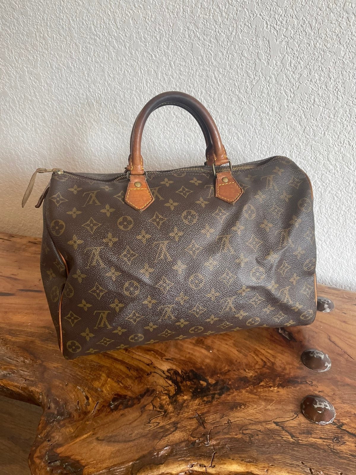Authentic Louis Vuitton Speedy 35 w/Inside Organize