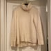 NWT Madewell cowl neck cream sweater medium