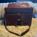 Floto leather laptop bag with dust cover