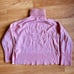 J. Crew Rose Pink Turtleneck Supersoft Yarn Sweater