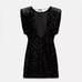 NWT Zara Woman Bloggers Fav SEQUIN VELVET DRESS ZW COLLECTION Size S Small