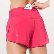 Lululemon Real Quick Short Sz 8 *Perforated 3.5 In Fuchsia Pink