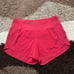 Lululemon Real Quick Short Sz 8 *Perforated 3.5 In Fuchsia Pink