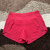 Lululemon Real Quick Short Sz 8 *Perforated 3.5 In Fuchsia Pink