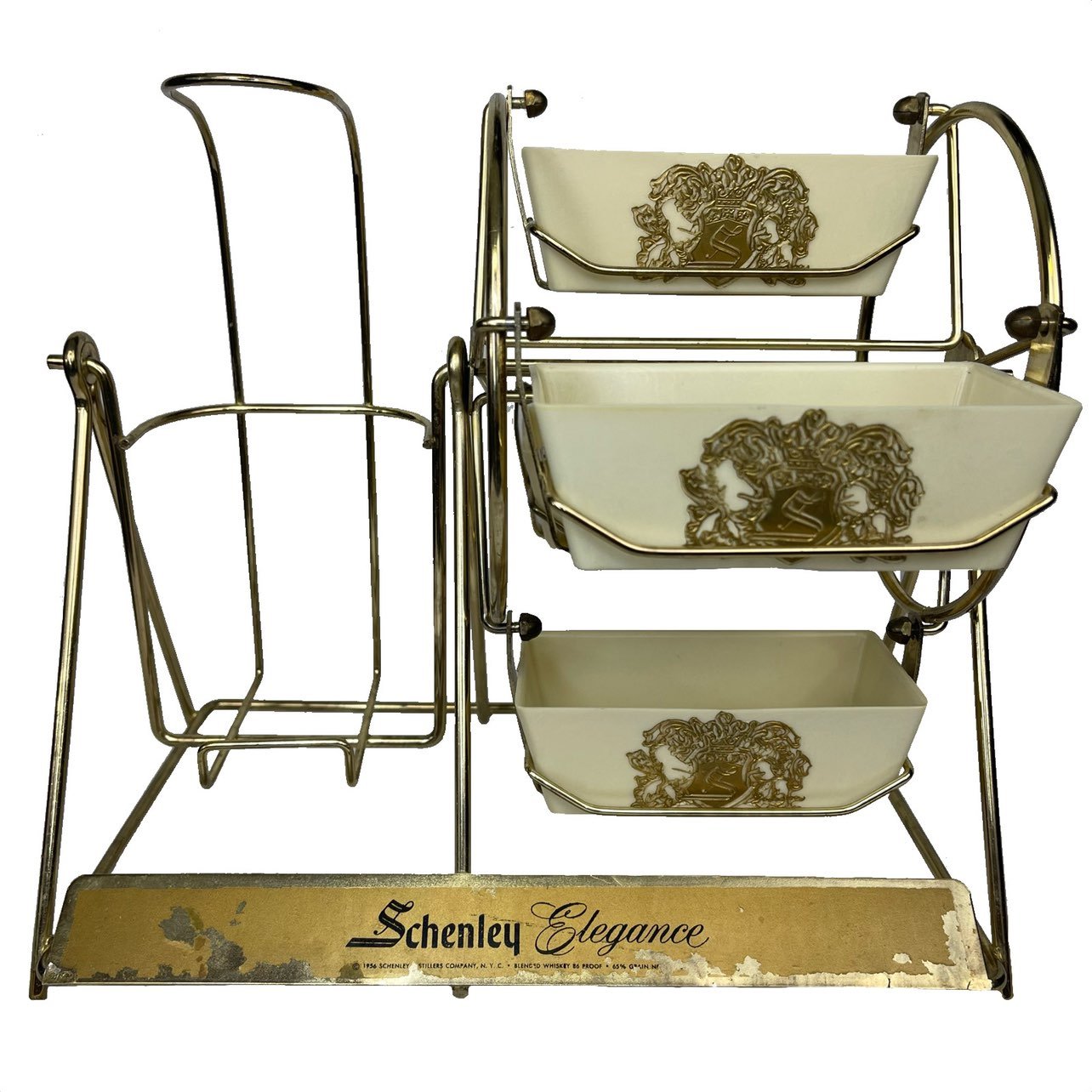 RARE Vintage Antique Schenley Elegance Whiskey Ferris Wheel Display