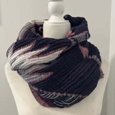 Feathers by Tolani circle scarf