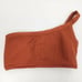 L*Space Axel Bikini Top in Amber Brown One Shoulder Size Small NWT