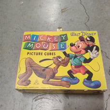 Mickey mouse picture cubes