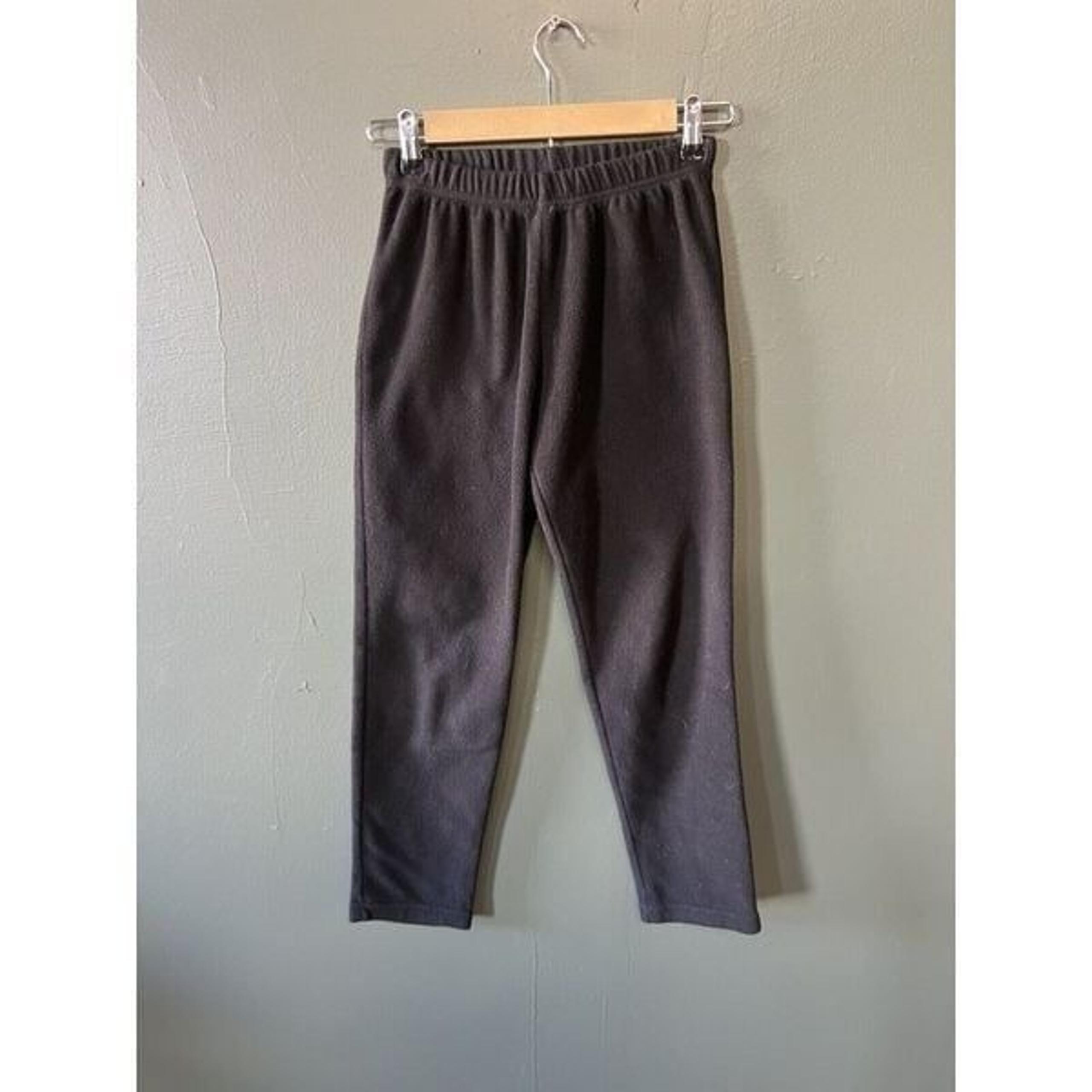 REI Youth Kids Black Fleece Pull On Sweatpants Size Large 12-14