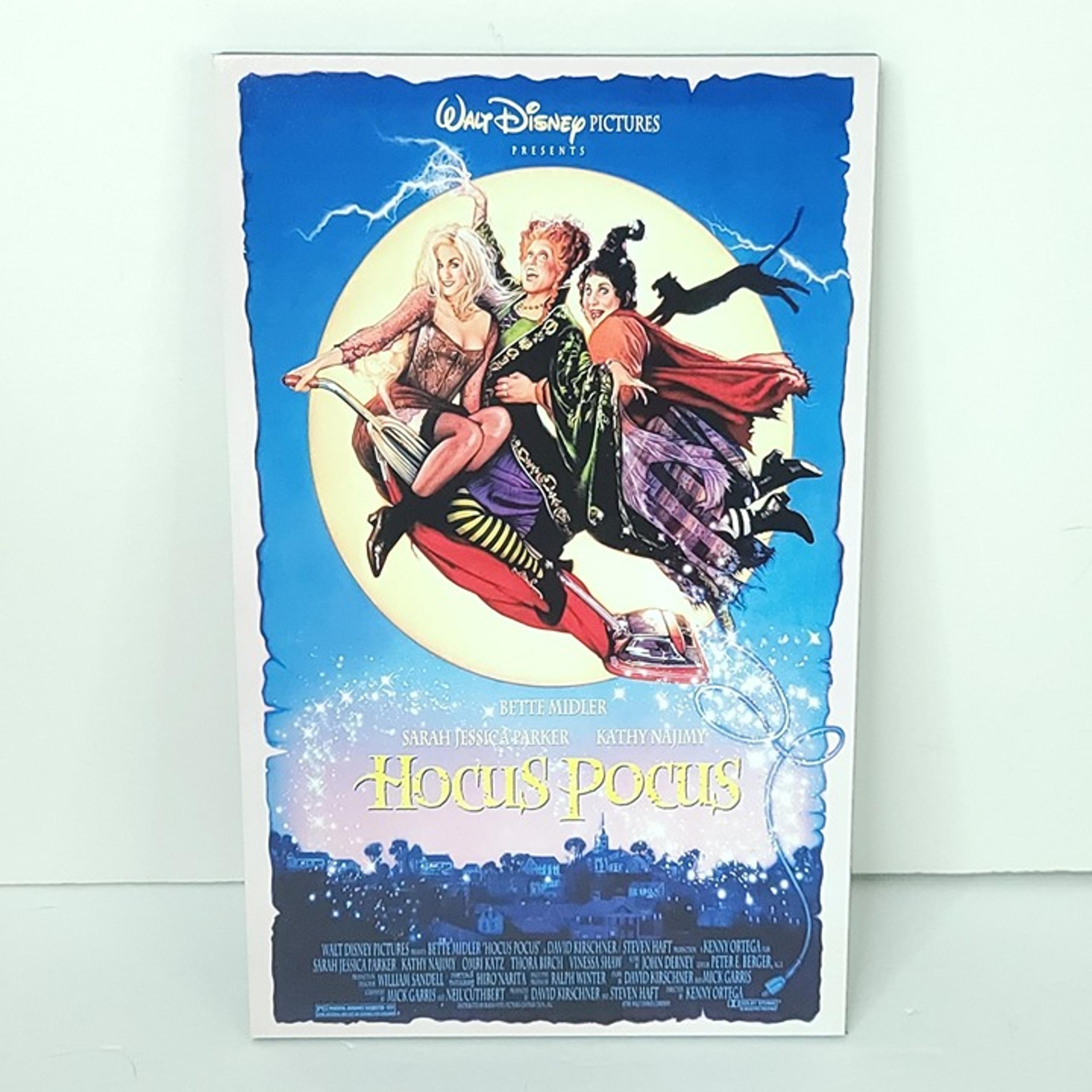 Hocus Pocus Poster Wall Photo Art Board Print 11.75in x 7.25in