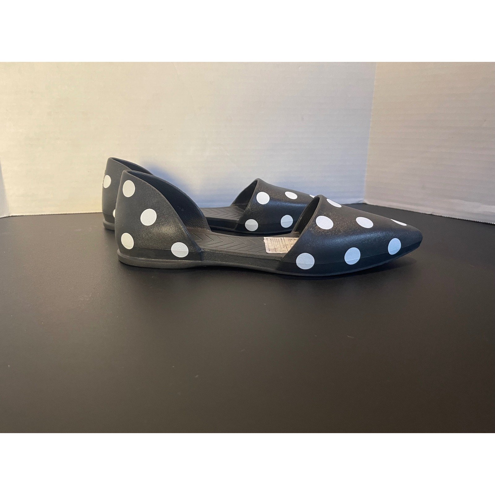 Native Audrey Point Polka Dot Flats Comfortable Slip On Shoes