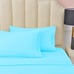 %100 Cool Bamboo Sheet Split King Aqua
