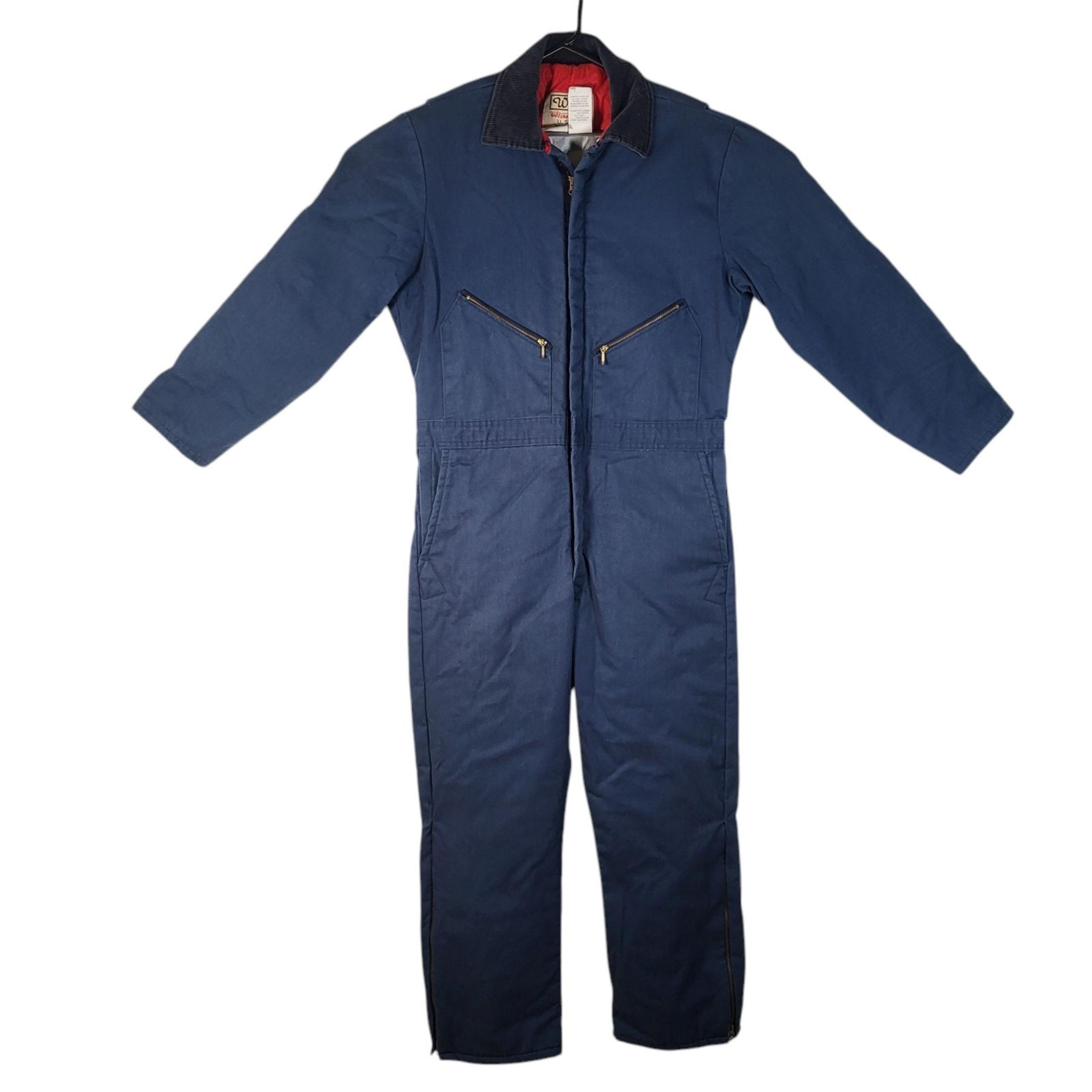 Vintage Walls Blizzard Pruf Insulated Coveralls Mens Large Chest Made in USA