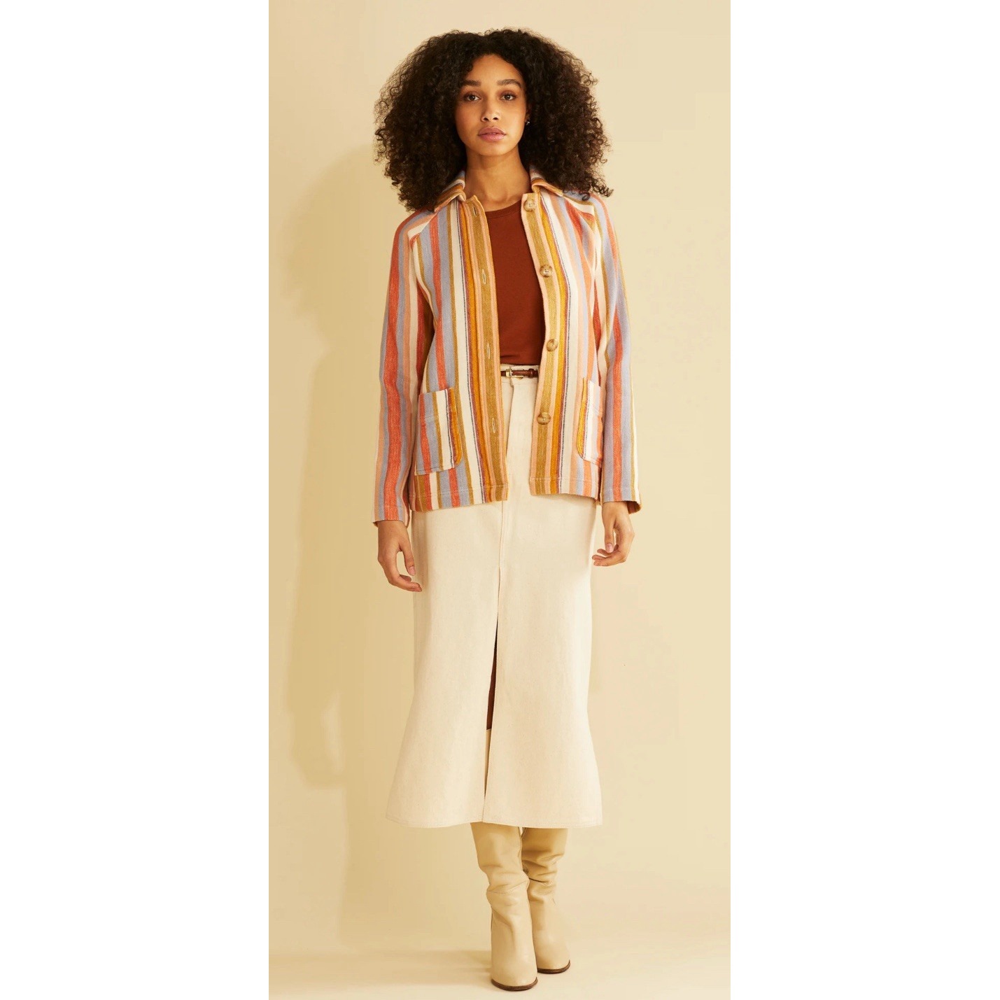 Pendleton WOMEN'S COTTON CHORE JACKET Multicolor Small. Oversized Warm Utility