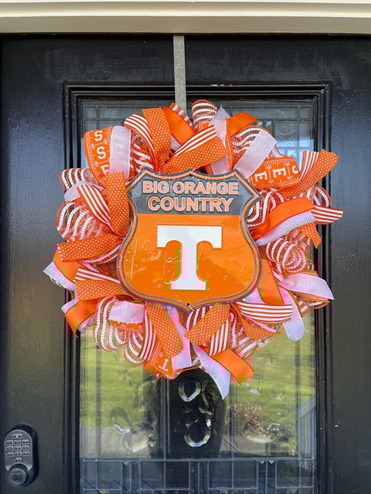 Licensed Tennessee Door Wreath