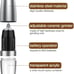 Electric Salt and Pepper Grinder Set of 2