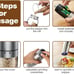 Electric Salt and Pepper Grinder Set of 2
