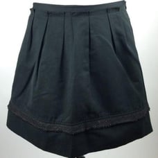 Mossimo Skirt Size 8 Black Lace Full Pleated
