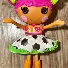 Lalaloopsy Doll Whistle Kick 'N' Score Soccer Player Large Size 13 Articulated