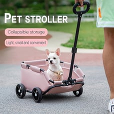 Small Dog And Cat Strollers, Travel Pet Dog Carts Dog Carrier With Wheels, Pet g